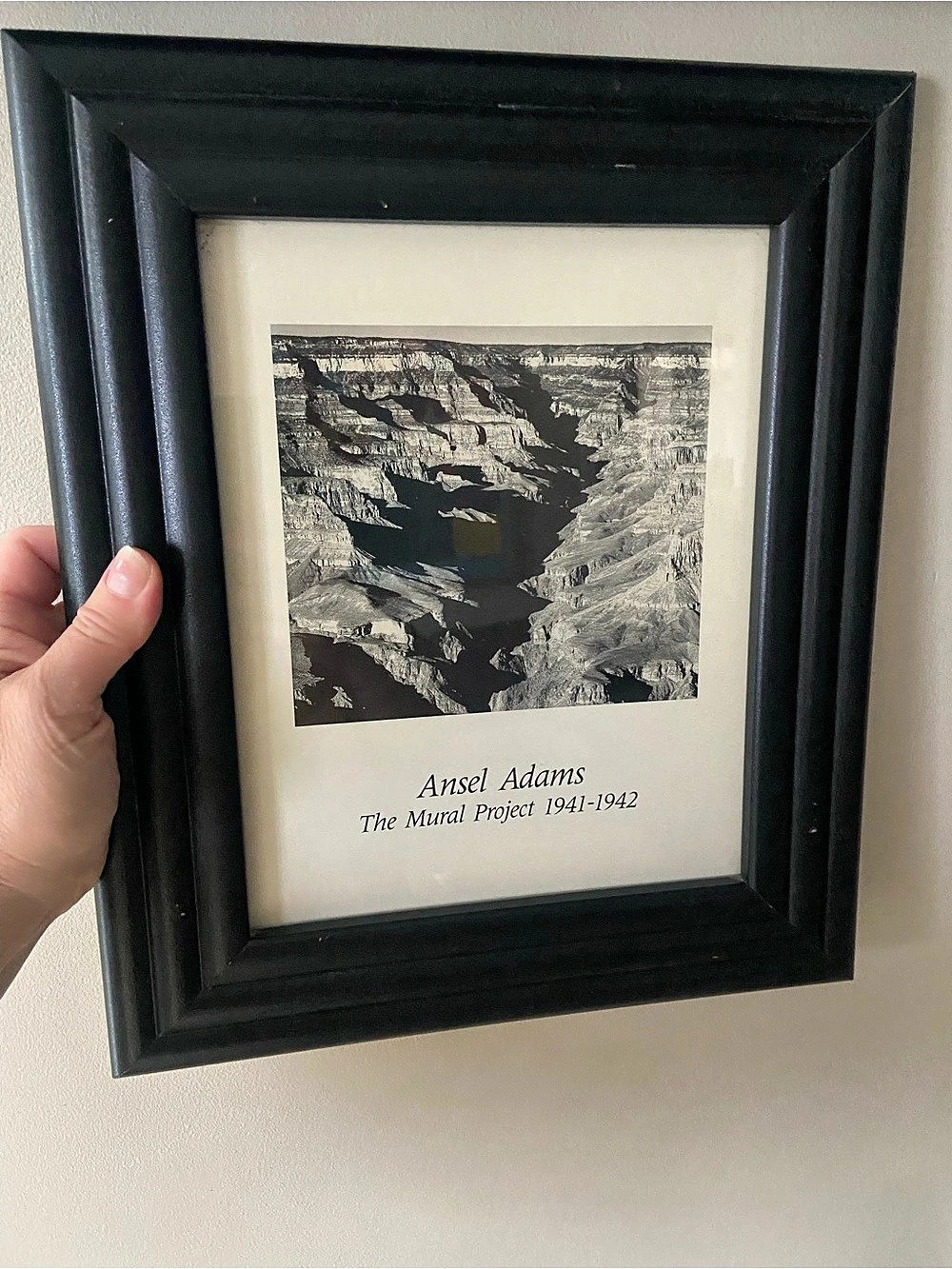 1992 Ansel Adams The Mural Project 1941-1942 Grand Canyon Framed Photography